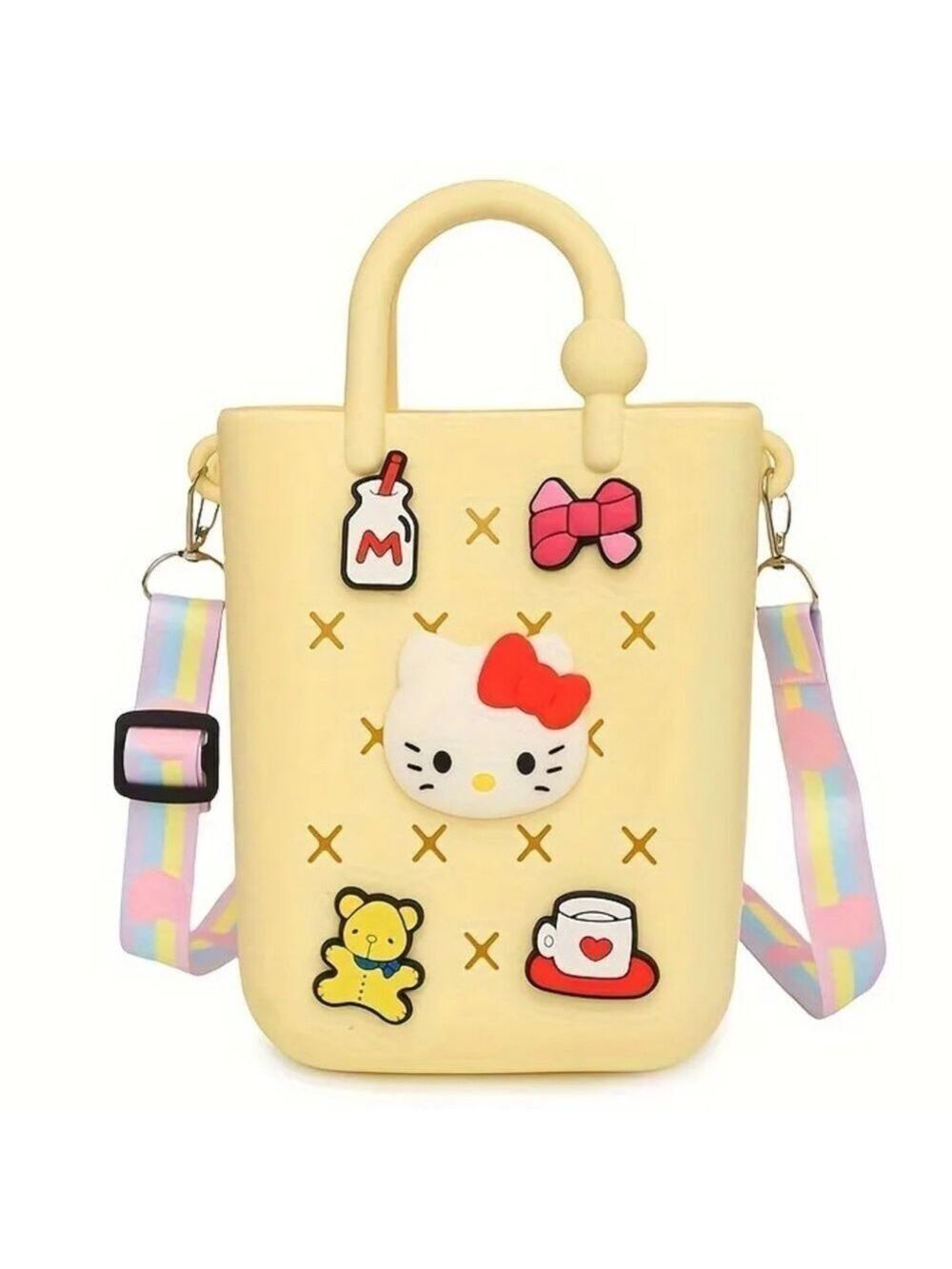 New Hello Kitty Silicone Crossbody Bag